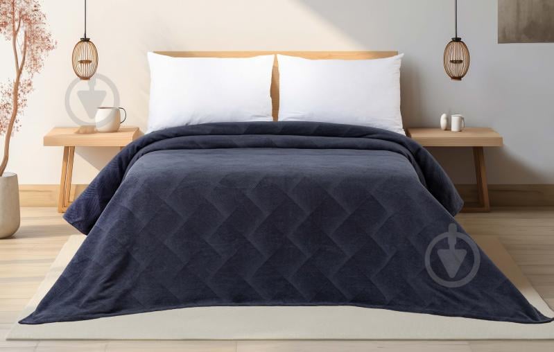 Покривало Nevada 230x260 см lumatex синій - фото 1 Покривало Nevada 230x260 см lumatex синій - фото 1