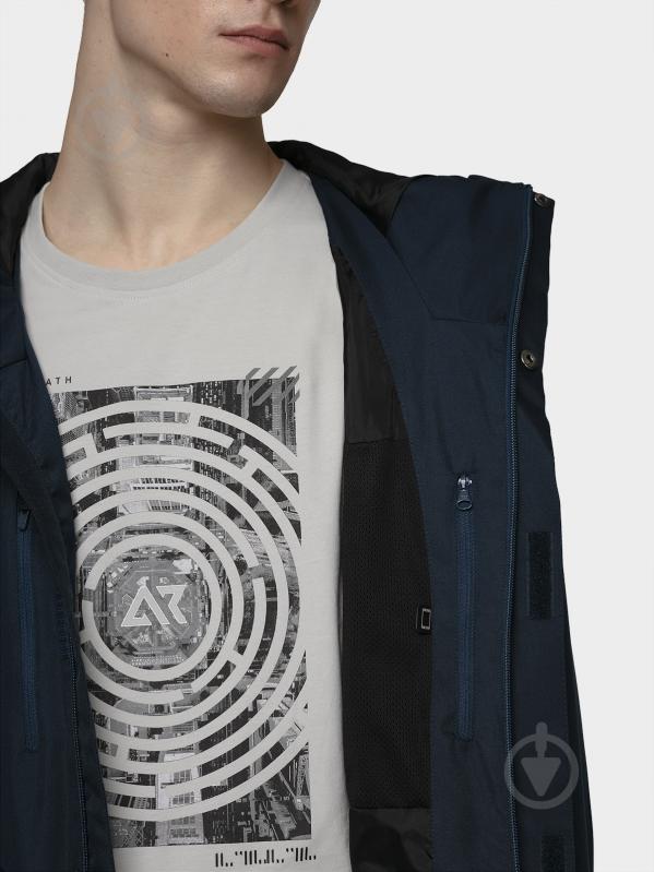 Куртка мужская демисезонная 4F D4L20-KUM206-31S р.2XL синяя - фото 7