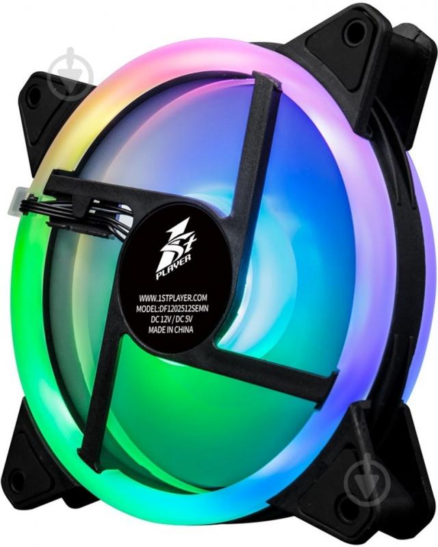Вентилятор для корпуса 1stPlayer Firemoon M1 RGB Combo 3 - фото 5