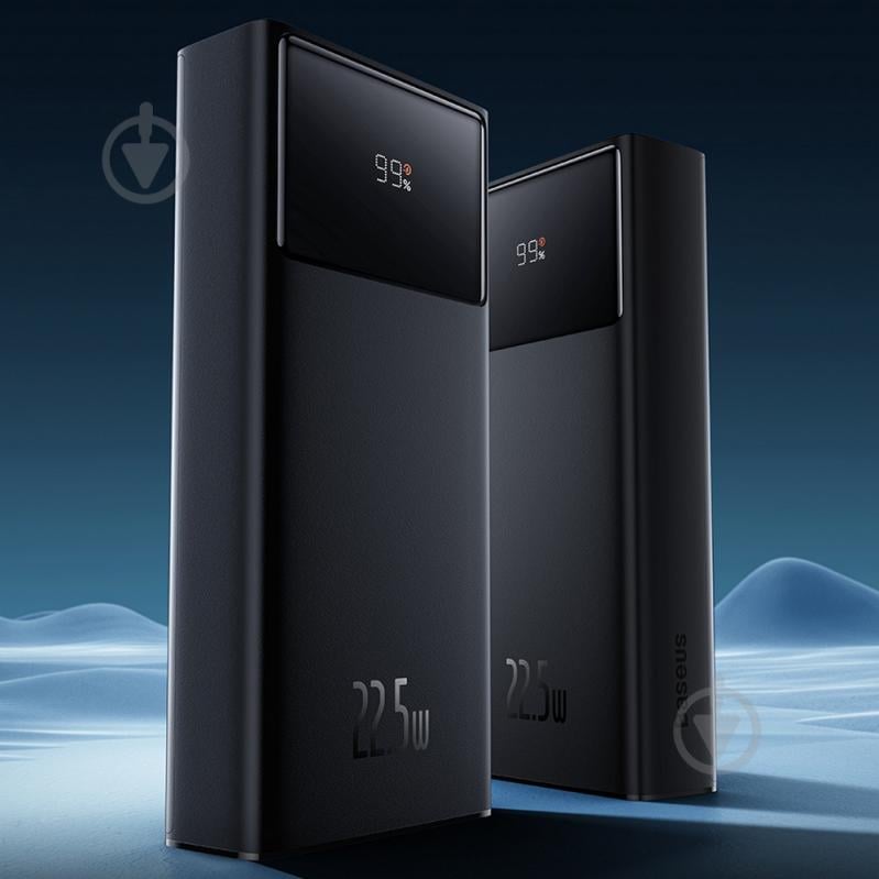 Повербанк BASEUS 30000 mAh black (PPXJ080101) Star Lord Display - фото 8