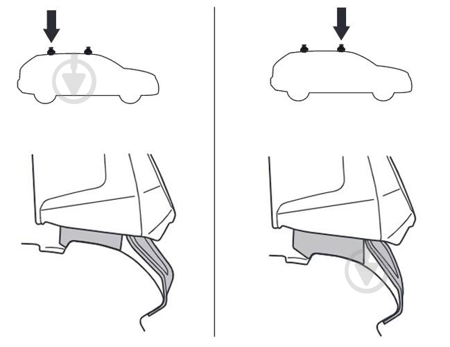 Монтажний комплект Thule 145168 для Nissan Note (mkII) 2012-2020 - фото 2