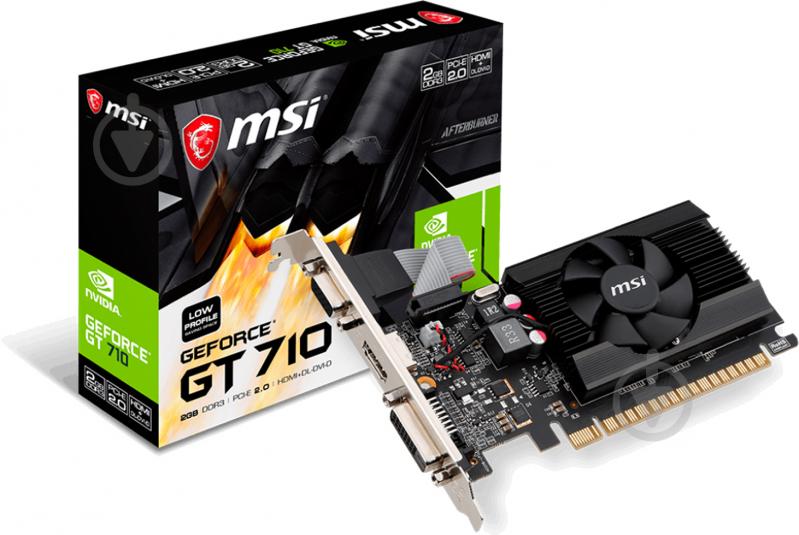 Видеокарта MSI GeForce GT710 2GB GDDR5 64bit (GT_710_2GD3_LP) - фото 4