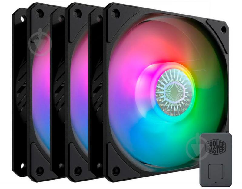 Вентилятор для корпуса Cooler Master SickleFlow 120 3in1 ARGB (MFX-B2DN-183PA-R1) - фото 1