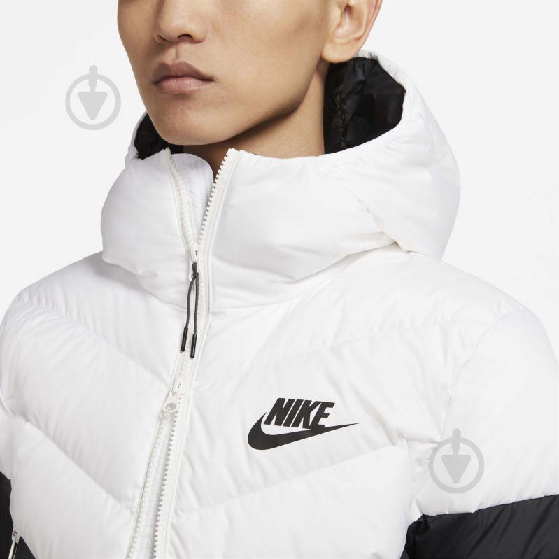 Пуховик мужской зимний Nike M NSW DWN FILL WR JKT HD NFS CU0225-101 р.S бело-серый - фото 3