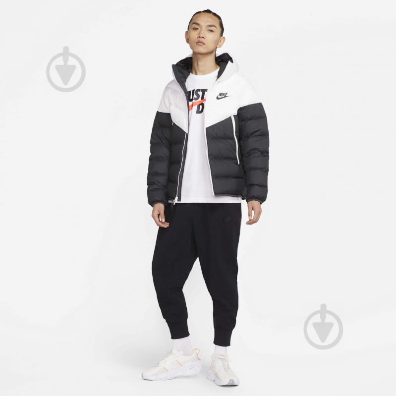 Пуховик чоловічий зимовий Nike M NSW DWN FILL WR JKT HD NFS CU0225-101 р.S біло-сірий - фото 6