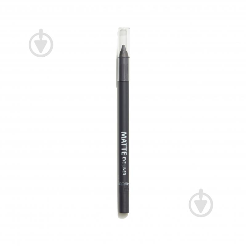 Карандаш для глаз GOSH Matte Eye Liner 003 Grey 1,2 г - фото 2