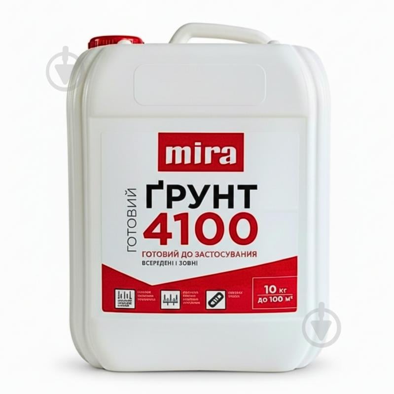 Ґрунтовка глибокопроникна Mira 4100 Primer 10 л - фото 1