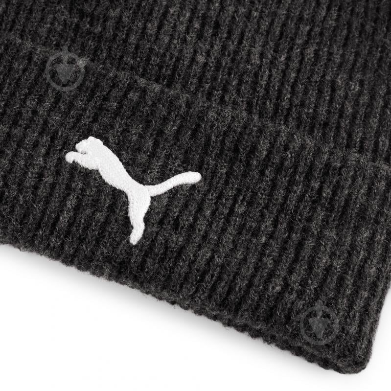 Шапка Puma CLASSICS ELEVATED BEANIE 02549501 р.one size чорний - фото 3