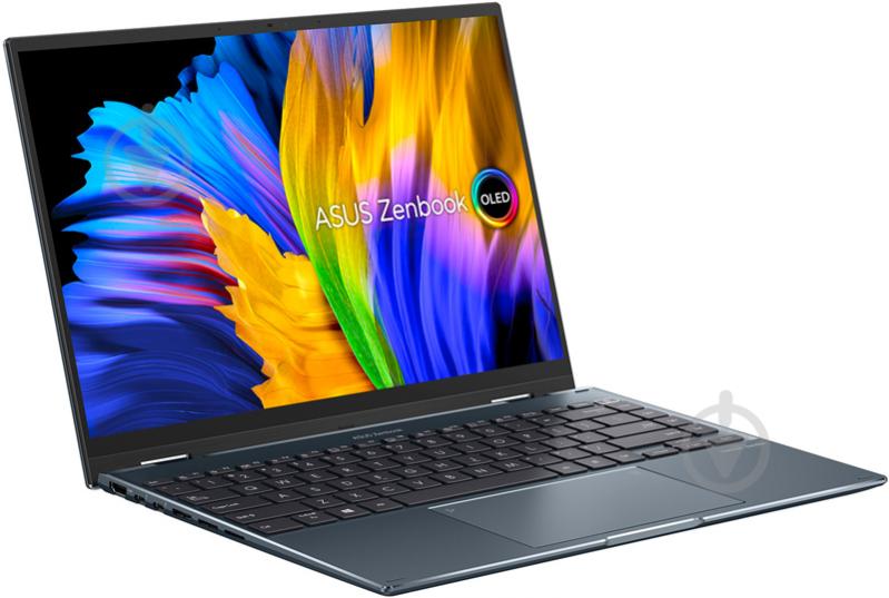 Ноутбук Asus Zenbook Flip OLED UP5401EA-KN094W 14" (90NB0V41-M004V0) pine grey - фото 2