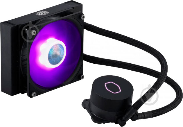 Cистема рідинного охолодження Cooler Master MasterLiquid ML120L V2 RGB LGA2066/2011-V3/1200/115x/AM4/AM3 (MLW-D12M-A18PC - фото 5