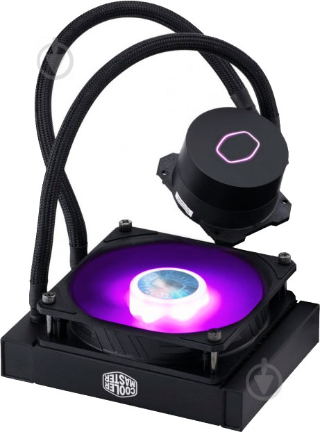 Cистема рідинного охолодження Cooler Master MasterLiquid ML120L V2 RGB LGA2066/2011-V3/1200/115x/AM4/AM3 (MLW-D12M-A18PC - фото 4