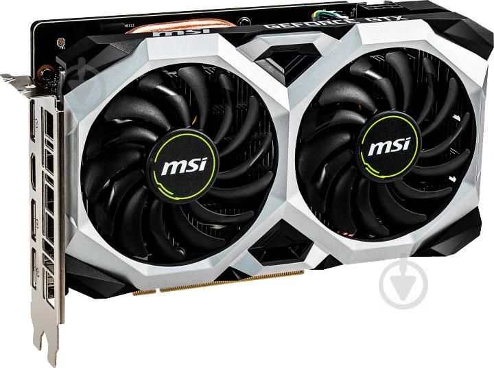 Відеокарта MSI GeForce GTX 1660 Ventus OC 6GB GDDR5 192bit (GTX 1660 VENTUS XS 6G OC) - фото 2