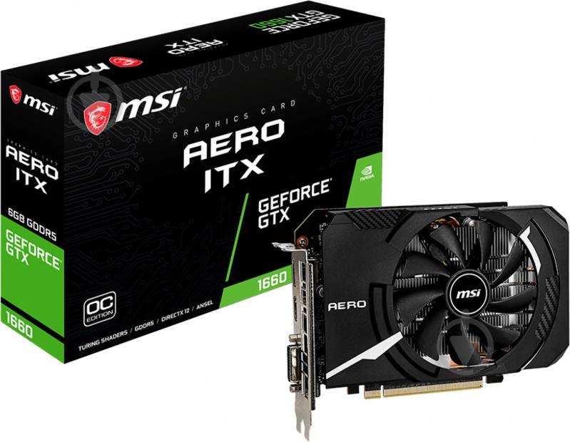 Відеокарта MSI GeForce GTX 1660 6GB GDDR6 192bit (GF_GTX_1660_TIAEROITX6GO) - фото 5