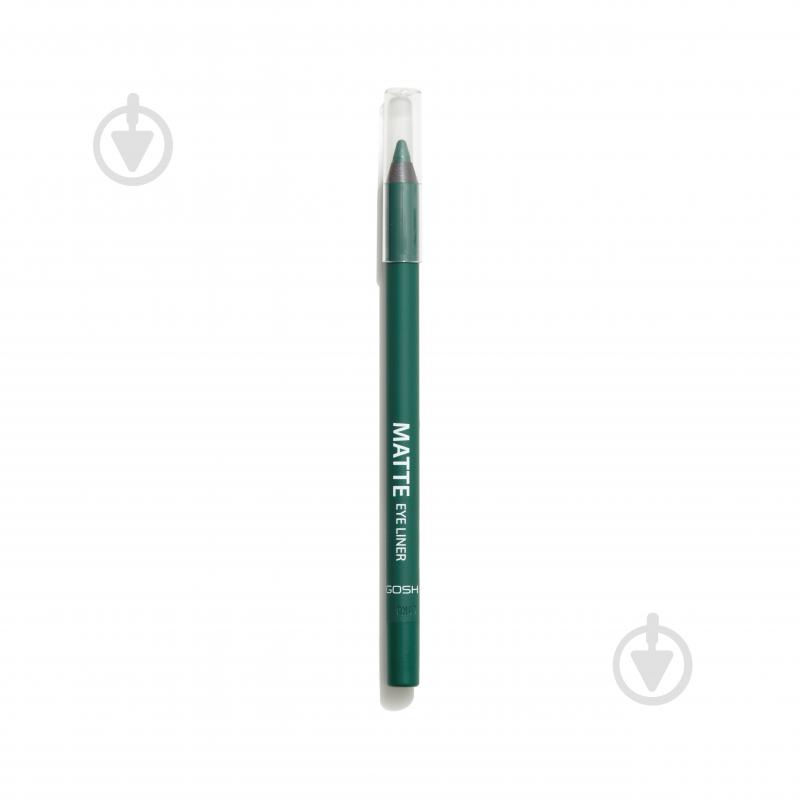 Карандаш для глаз GOSH Matte Eye Liner 012 Forest Green 1,2 г - фото 2