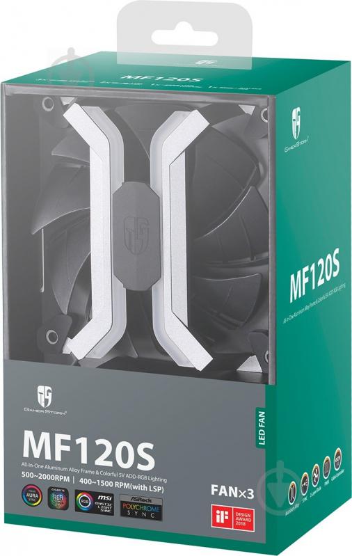 Корпусный кулер Deepcool MF 120S (DPGS-FMF120S-M-3P) - фото 10