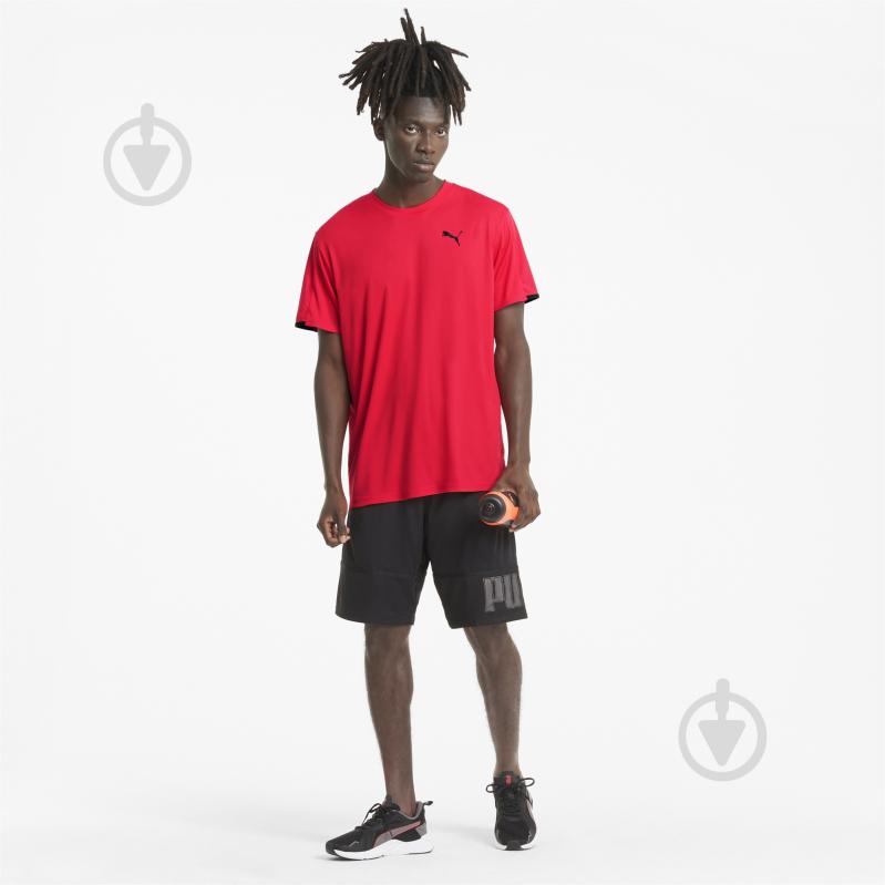 Футболка Puma Train Graphic SS Tee 52011623 р.L красный - фото 5