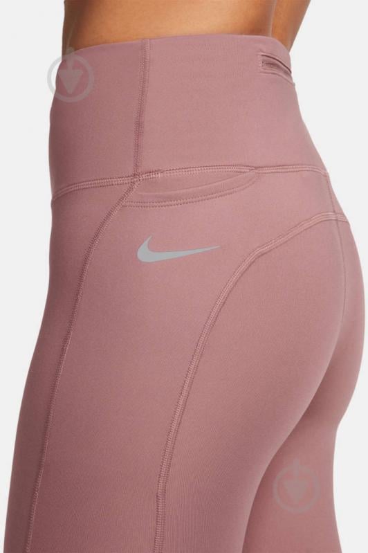 Тайтсы Nike W NK DF FAST TGHT CZ9240-208 р. XS розовый - фото 4