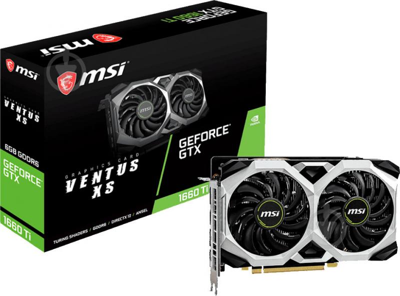 Відеокарта MSI GeForce GTX 1660 Ti Ventus XS 6GB GDDR6 192bit (GTX 1660 Ti VENTUS XS 6G) - фото 2