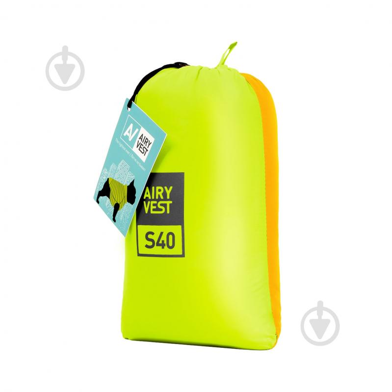 Куртка Airy Vest двухсторонняя для собак S 40 салатово-желтая - фото 2