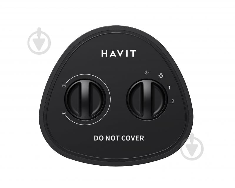 Тепловентилятор Havit HV-HT1227 1500W Black - фото 5 Тепловентилятор Havit HV-HT1227 1500W Black - фото 5