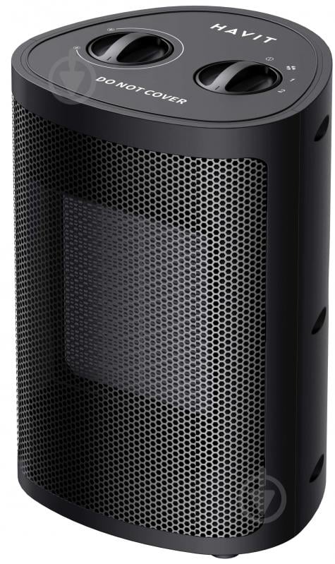 Тепловентилятор Havit HV-HT1227 1500W Black - фото 1 Тепловентилятор Havit HV-HT1227 1500W Black - фото 1