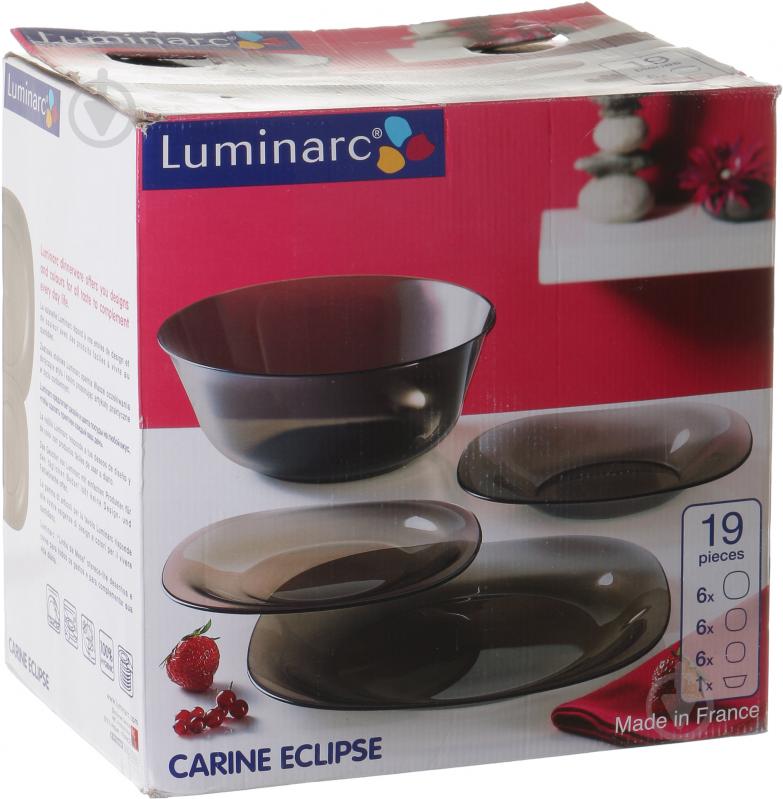 Сервіз столовий Carine Eclipse 19 предметів на 6 персон Luminarc - фото 10