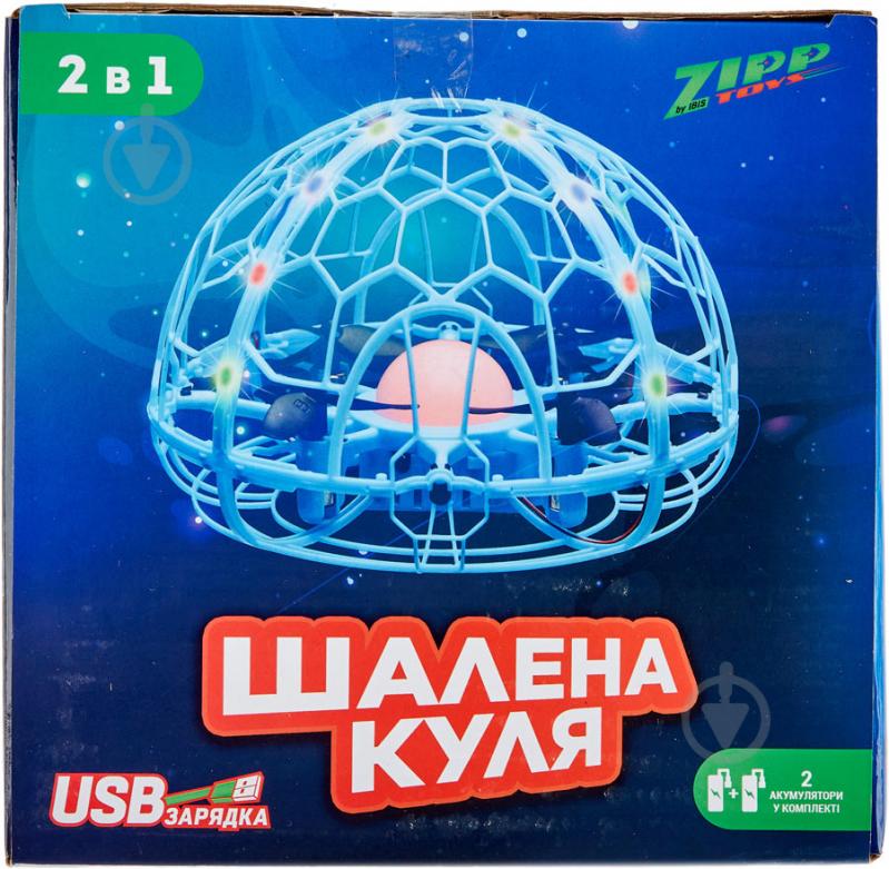 Квадрокоптер на р/к ZIPP Toys Шалена куля 532.00.43 - фото 6