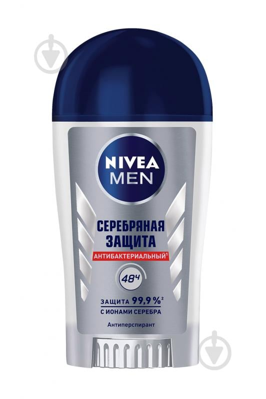 Антиперспирант для мужчин Nivea Срібний захист 40 мл - фото 1