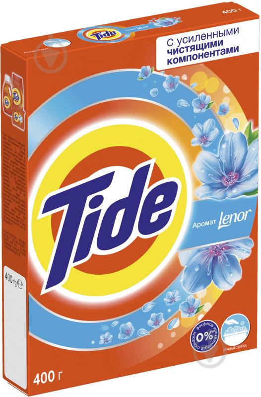 Пральний порошок для ручного прання Tide Lenor touch of scent 0,4 кг - фото 2