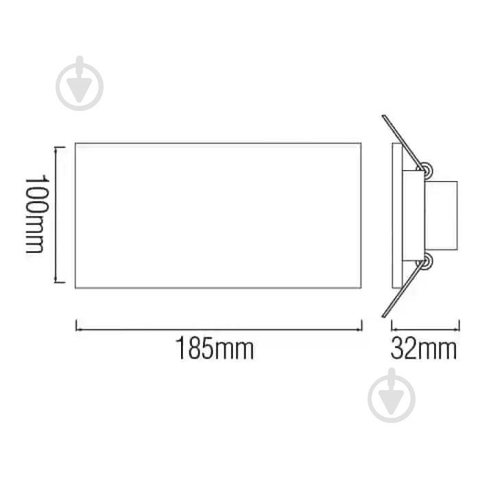 Светильник точечный HOROZ ELECTRIC PETUNYA MR16 черный/белый 015-028-0002-010 - фото 3