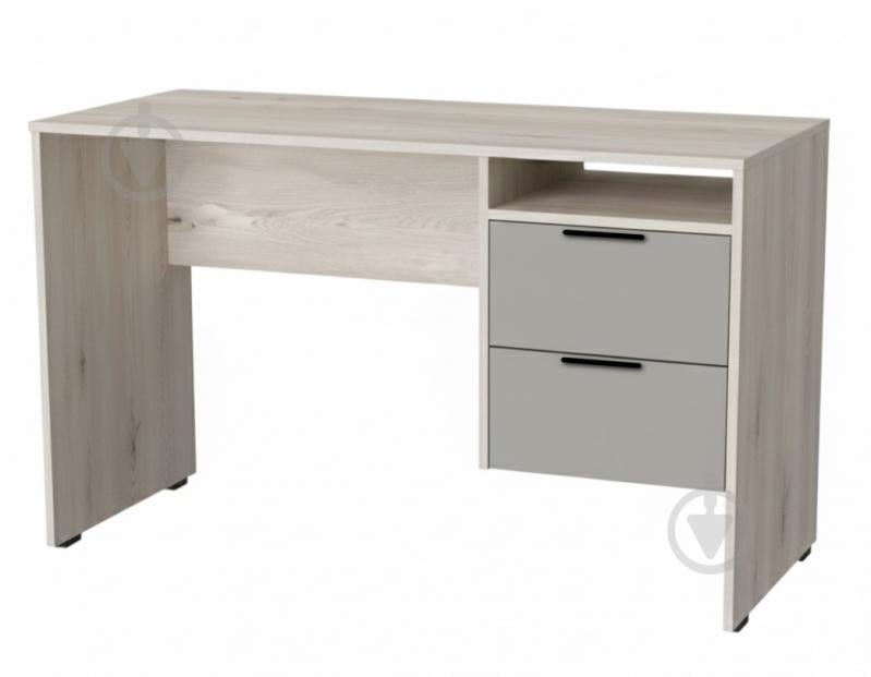Стіл письмовий Lion Краш 750х1250х520 мм самоа димчастий/сіра мишка/самоа димчастий - фото 1