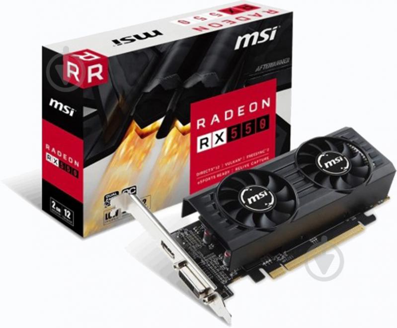 Відеокарта MSI Radeon RX 550 4GB GDDR5 128bit (RX550_4GT_LP_OC) - фото 5