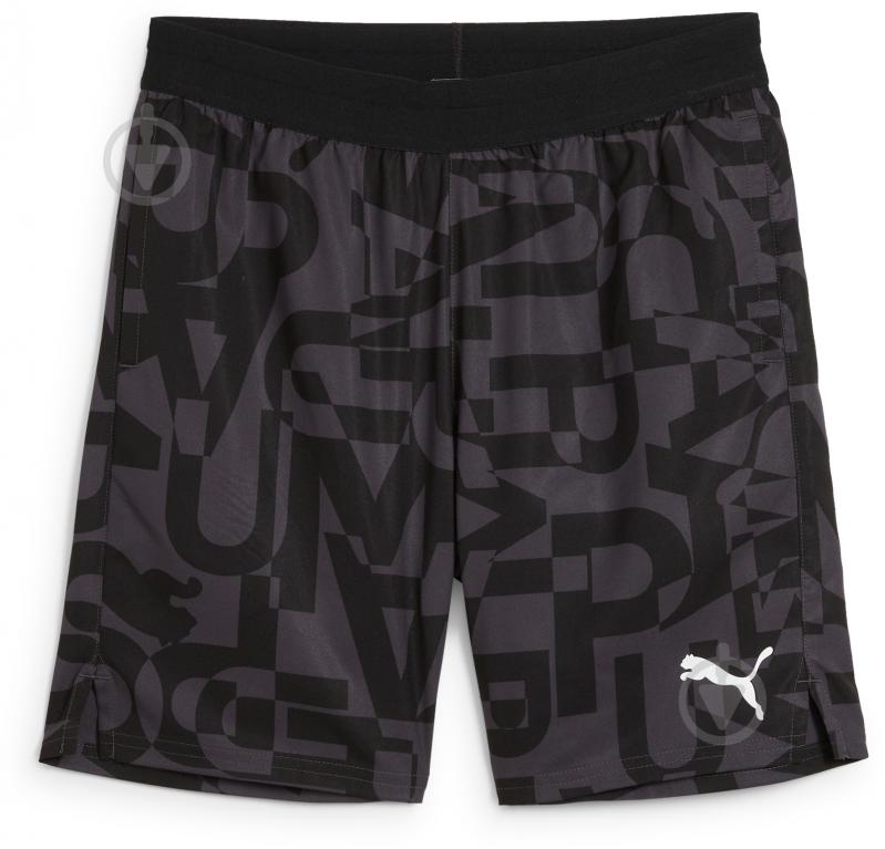 Шорты Puma RUNTRAIN AOP SHORTS B 68191201 р. 128 черный - фото 1