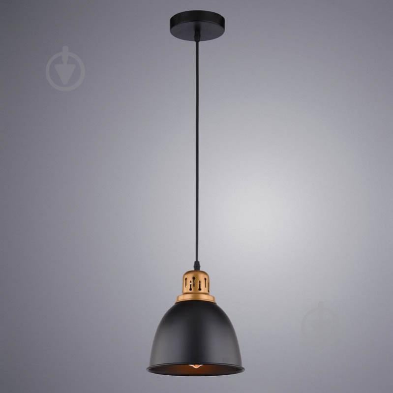 Підвіс Arte Lamp Eurica A4245SP-1BK 1x60 Вт E27 чорний - фото 2