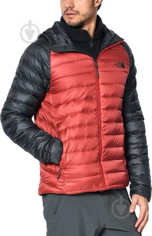 Пуховик чоловічий зимовий THE NORTH FACE M TREVAIL HOODIE T939N487D р.M червоний - фото 3