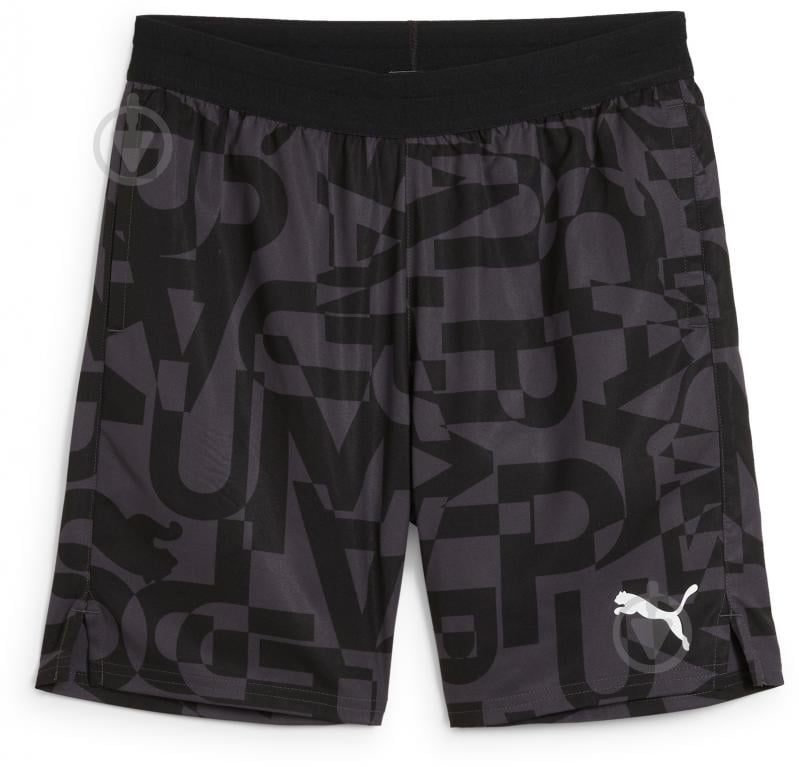 Шорты Puma RUNTRAIN AOP SHORTS B 68191201 р. 116 черный - фото 1