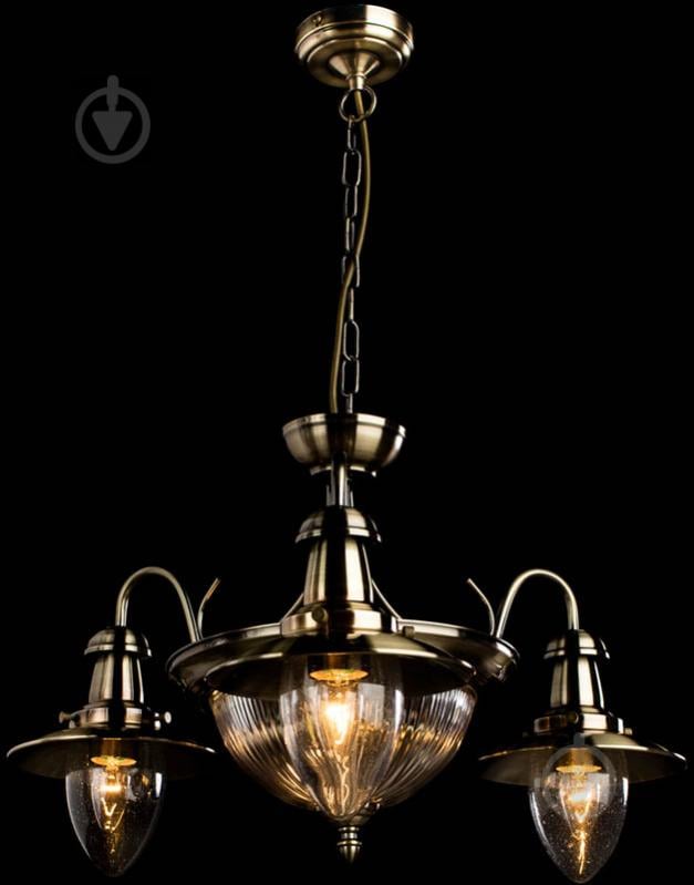 Люстра подвесная Arte Lamp Fisherman A5518LM-2-3AB 5x60 Вт E27 античная бронза - фото 2