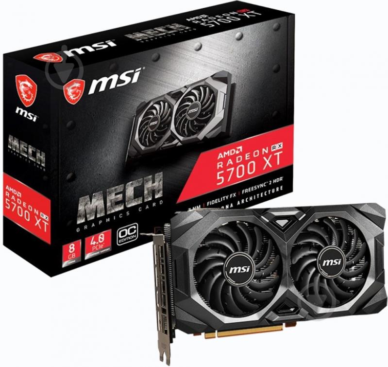 Видеокарта MSI Radeon RX 5700 XT 8GB GDDR6 256bit (RX 5700 XT MECH) - фото 2