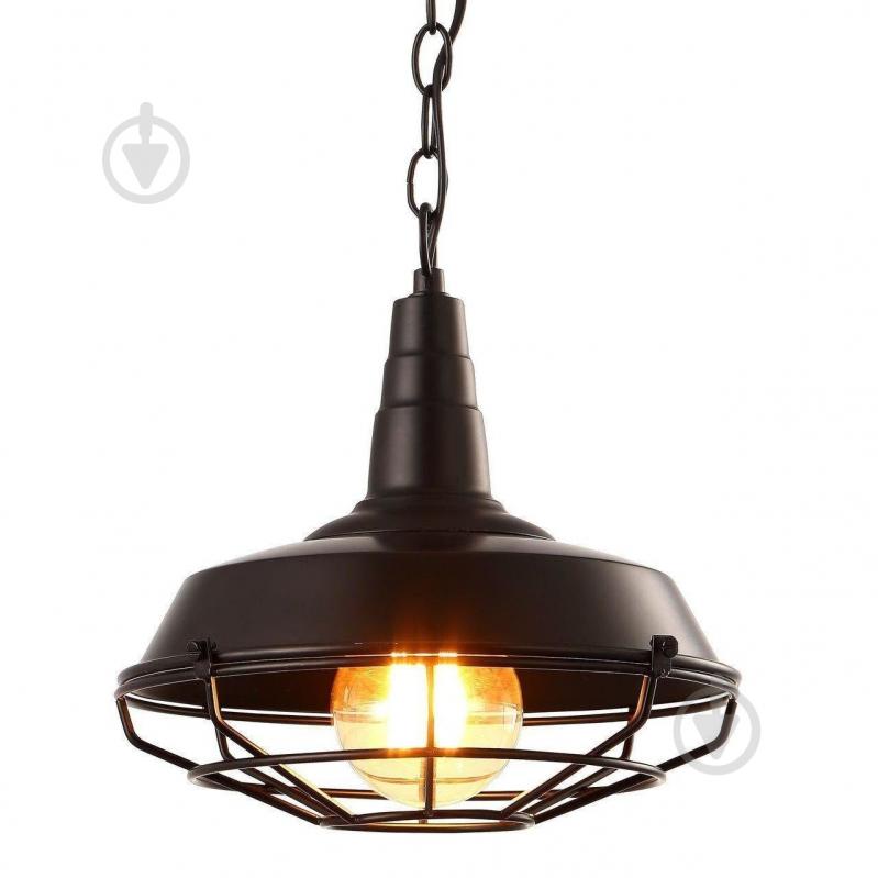 Подвес Arte Lamp A9181SP-1BK 1x60 Вт E27 черный - фото 2