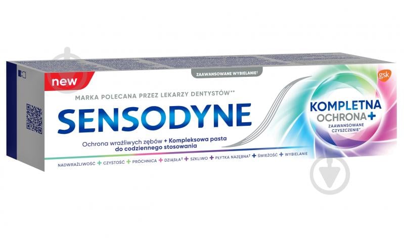 Зубна паста Sensodyne Комплексний захист відбілювальна 75 мл 75 мл - фото 1