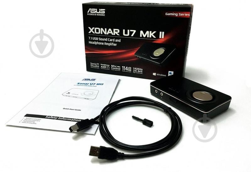 Звукова карта Xonar U7 MKII (90YB00KB-M0UC00) - фото 4