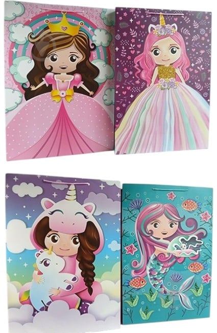 Пакет подарочный 51x72x18 см Принцессы Гулівер Країна - фото 1 Пакет подарочный 51x72x18 см Принцессы Гулівер Країна - фото 1