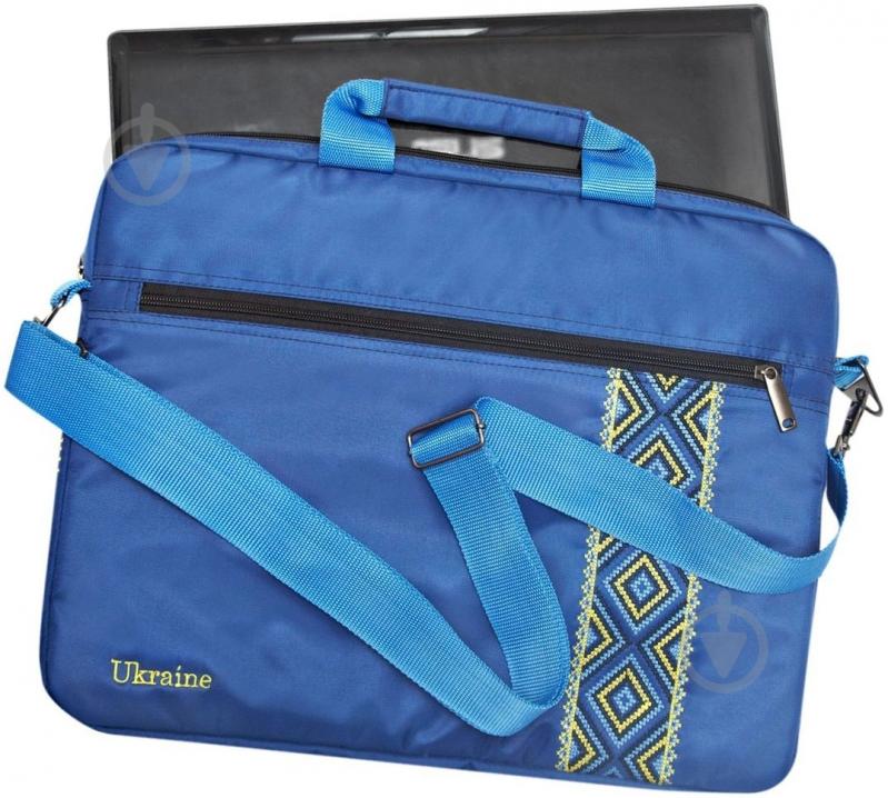 Сумка Porto 15.6" blue (PN16DB Vishivanka) - фото 5