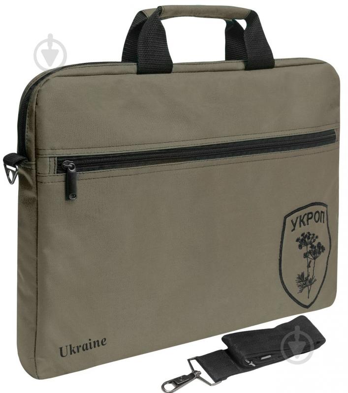 Сумка Porto 15.6" green (PN16GP Ukrop) - фото 1