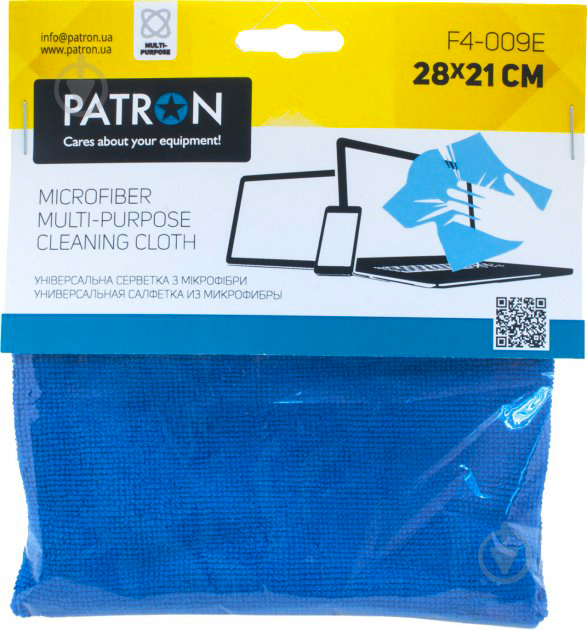 Серветки Patron Microfiber 30х30 см для TFT/Plazma/Television (F4-009EA) - фото 2