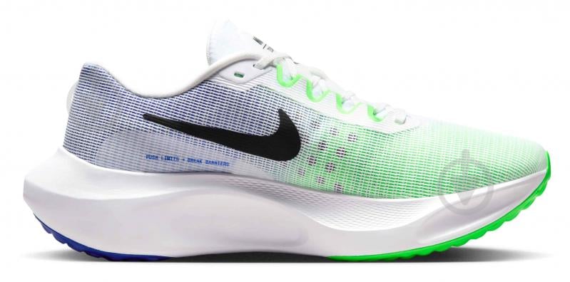 Кроссовки мужские Nike ZOOM FLY 5 DM8968-101 р.41 бело-зеленые - фото 2