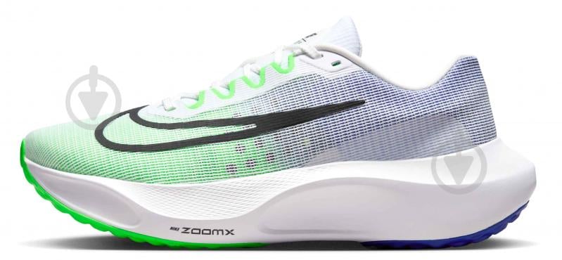 Кроссовки мужские Nike ZOOM FLY 5 DM8968-101 р.41 бело-зеленые - фото 4