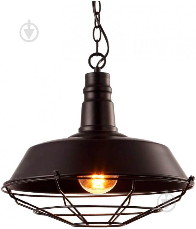 Подвес Arte Lamp A9183SP-1BK 1x60 Вт E27 черный - фото 2