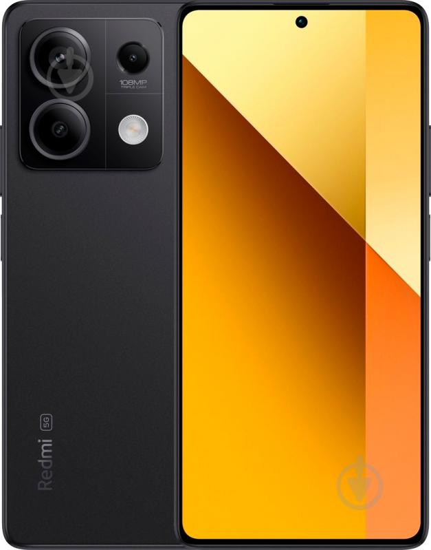 Смартфон Xiaomi Redmi Note 13 5G NFC 6/128GB graphite black (1020558) - фото 1