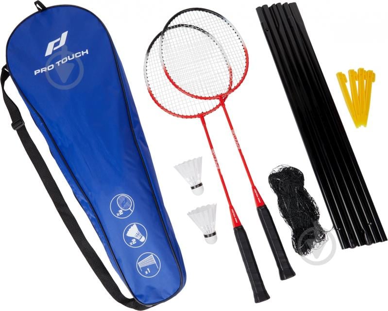 Набір для бадмінтону Pro Touch Speed 100 - 2 Ply net set синій - фото 1 Набір для бадмінтону Pro Touch Speed 100 - 2 Ply net set синій - фото 1